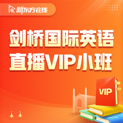 新东方剑桥国际英语直播VIP小班网络课程