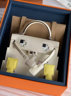 奶油白迷你picto凯莉doll气泡绿dole马塞克背书包的娃娃包斜挎包