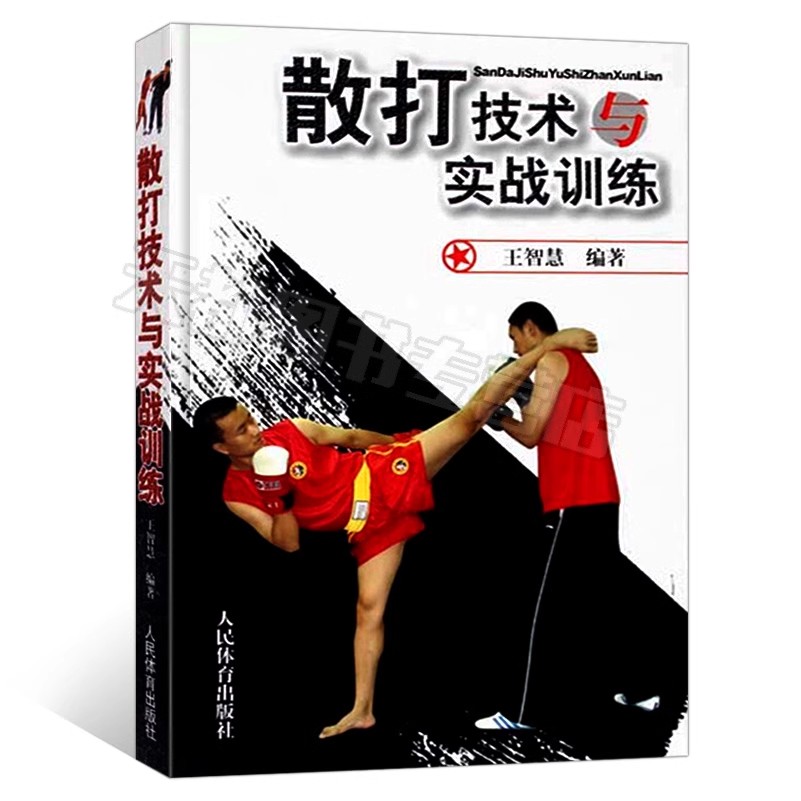正版散打技术与实战训练 王智慧 人民体育出版社 散打的书实用 基础入门实用擒拿格斗散打书籍
