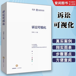 可视化实战经验分享 49个真实案例171张翔实图表 法律出版 正版 天同律师事务所三大诉讼法宝 蒋勇 社 可视化应用方法论 诉讼可视化