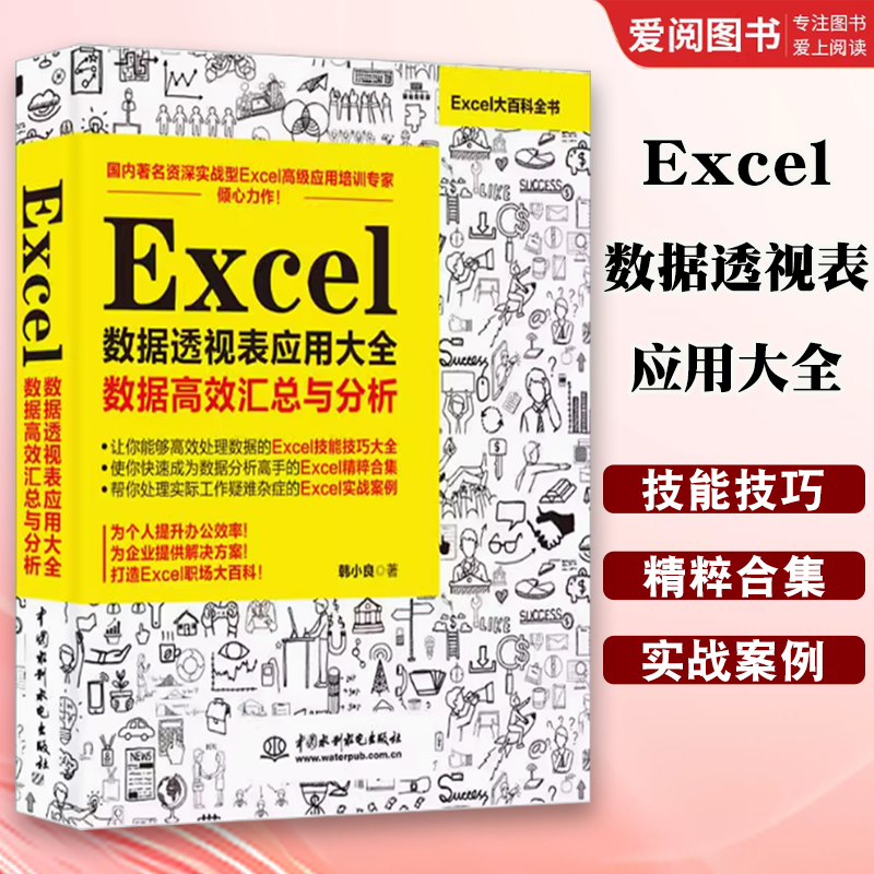 正版Excel数据透视表应用大全 数据高效汇总与分析 Excel2016数据透视表操作技能与技巧应用 Excel高效办公教程书籍