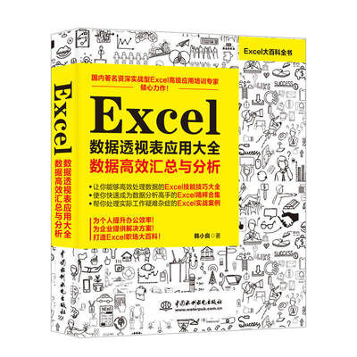 正版Excel数据透视表应用大全 数据高效汇总与分析 Excel2016数据透视表操作技能与技巧应用 Excel高效办公教程书籍