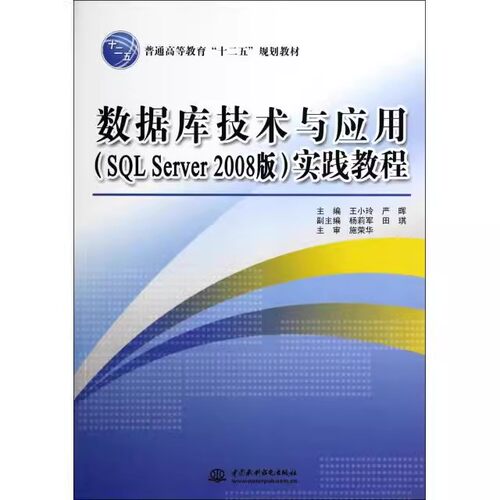 正版数据库技术与应用 SQL Server 2008版 实践教程 中国水利水电出版社 普通高等教育十二五规划教材书籍