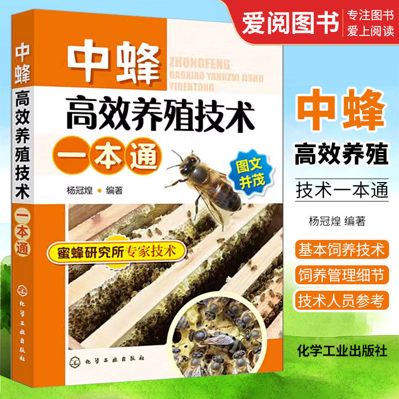 正版中蜂高效养殖技术一本通 杨冠煌 化学工业出版社 中蜂高效养殖技术大全实用养蜂技术养中华蜂大全书籍 蜜蜂养殖书籍