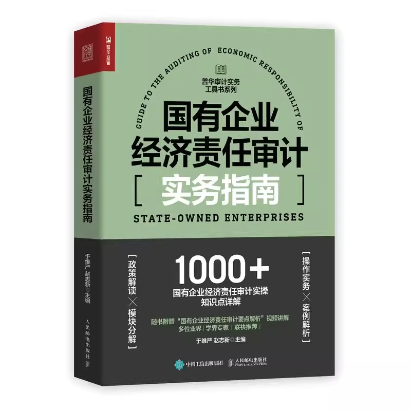 正版国有企业经济责任审计实务指南人民邮电出版社国企审计工具书财务报告会计财务报表普华审计实务工具书籍