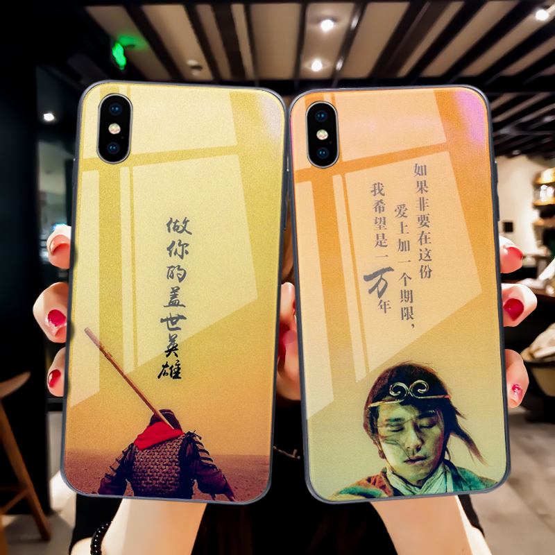 insÍøºìͬ¿î´ó»°Î÷ÓθÇÊÀÓ¢ÐÛÆ»¹ûiPhoneXÊÖ»ú¿Ç6s±£»¤Ì×8plus²£Á§¿Çi7Çé¿Òâ¾µäȤζ²å»ÎÄ×Ö¿î