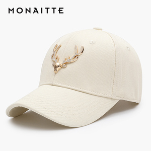 蒙奈特帽子女春夏新款潮牌棒球帽大头围洋气防晒显脸小遮阳鸭舌帽