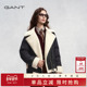 甘特25冬季 新款 女装 GANT 机车风拼接短款 炸街鸭绒休闲羽绒服外套