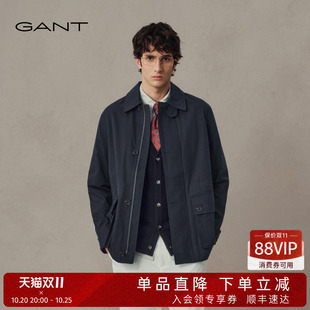 【旷野系列】GANT/甘特2026秋冬男士巴恩风猎装夹克休闲工装外套