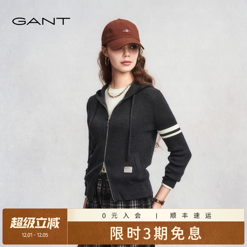 GANT/甘特女士学院风毛衣针织衫