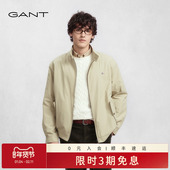 GANT 休闲立领棉质外套 夹克复古老钱风美式 甘特2025秋冬新款 男士