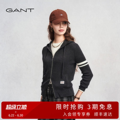 GANT/甘特女士学院风毛衣针织衫