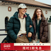鸭绒宽松美式 休闲羽绒服 甘特2025冬季 连帽短款 男女同款 GANT