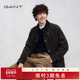 巴恩风夹克 GANT 甘特25秋冬新款 复古休闲翻领宽松工装 男外套