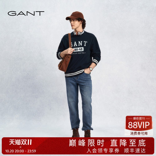 GANT/甘特男士复古丹宁牛仔裤子