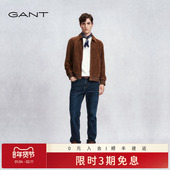 甘特25秋冬男士 潮流直筒裤 做旧休闲百搭长裤 GANT 复古水洗牛仔裤