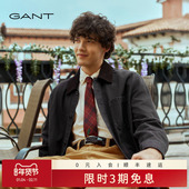 纯棉翻领复古短款 外套 甘特2025秋冬新款 男士 巴恩风夹克 GANT