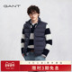 GANT 轻暖排骨羽绒马甲通勤立领百搭马夹 男士 甘特2025秋冬季 新款