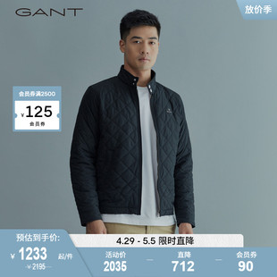 复古保暖立领绗缝短款 棉服外套 男士 GANT甘特春夏新款 7006080