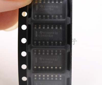 原装正品 CD4001BM96 SOIC-14 CMOS四路2输入或非门 贴片逻辑芯片