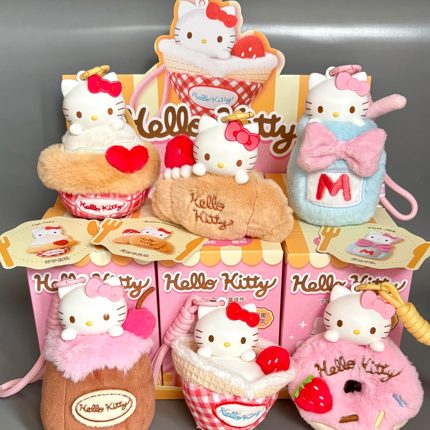 正版马克图布HelloKitty盲盒下午茶系列香薰可爱毛绒挂件女生礼物