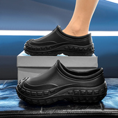 防油轮胎底防滑鞋 男防滑防水 秋冬厨房专用鞋 后厨专用厨师鞋 工作鞋