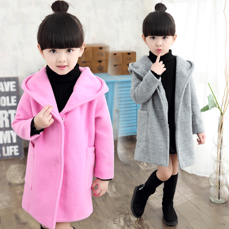 Manteau pour fille en laine - Ref 2162380 Image 1