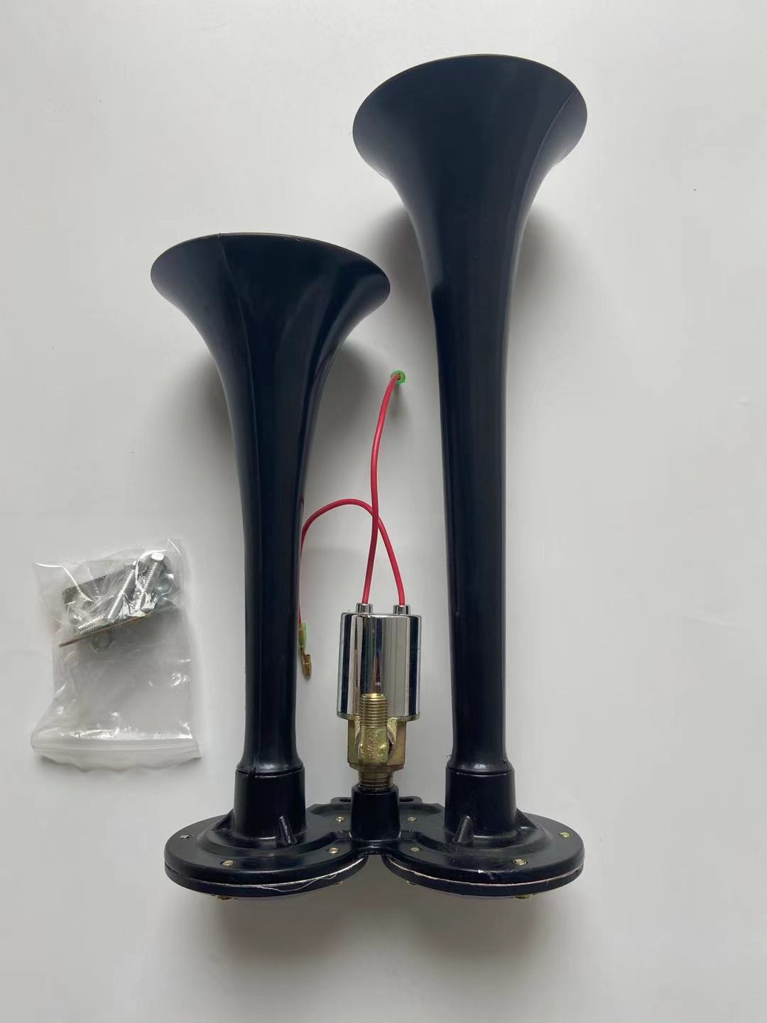 东风153紫罗兰双桥货车电控双管双音气喇叭天龙140电控QLK24V喇叭