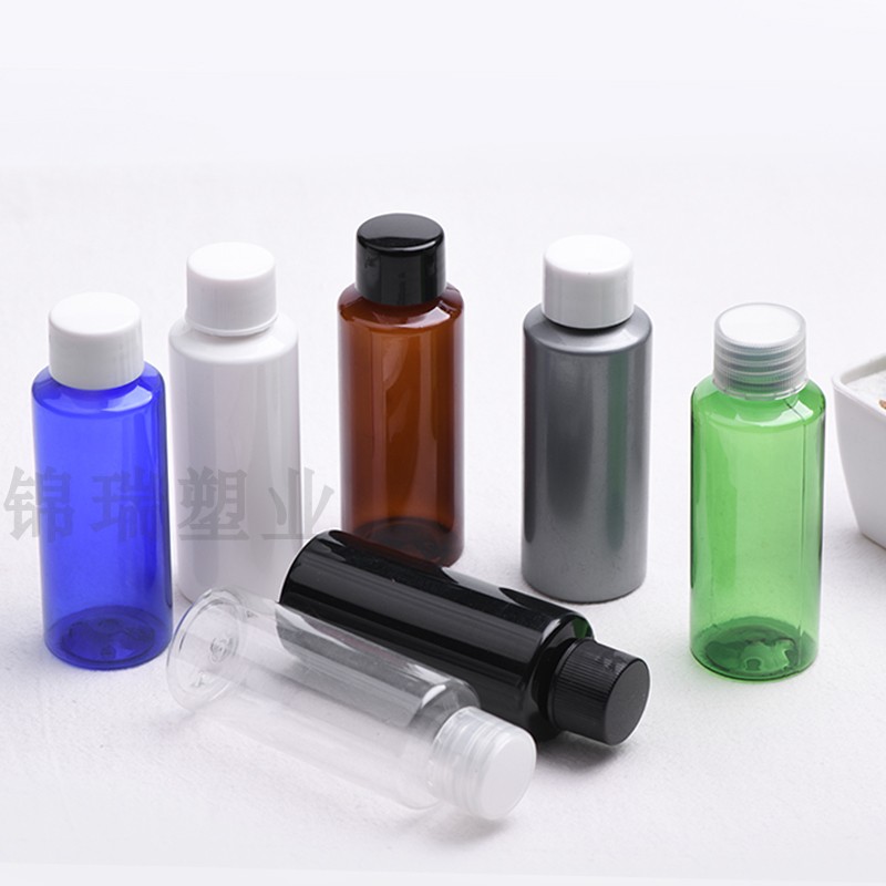 50ml旅行分装瓶玫瑰纯露湿敷水分装瓶化妆品分装瓶空瓶旋盖纯露瓶图片