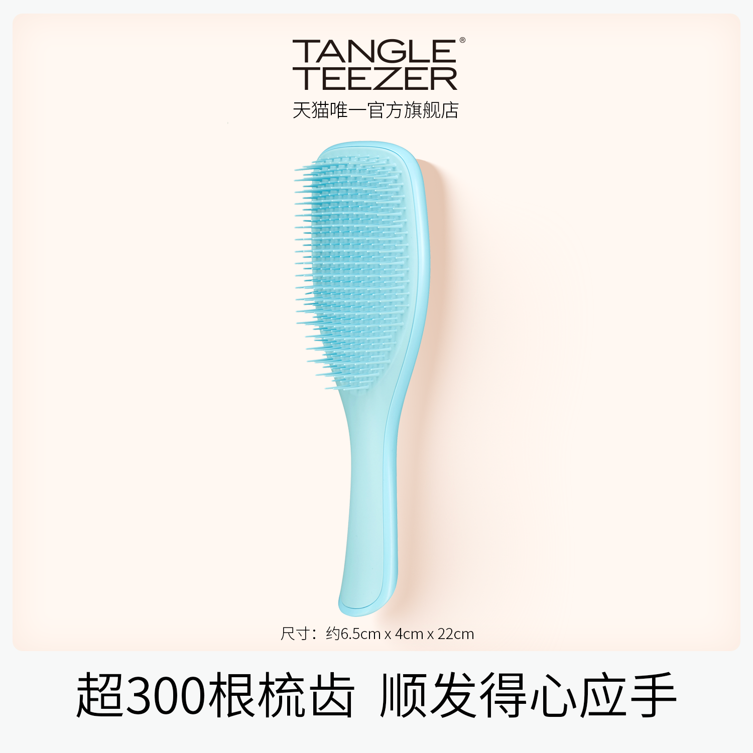 【超值补贴】TangleTeezer英国王妃梳tt灵巧天空蓝顺发梳子礼物女