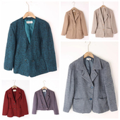 古着vintage西装 中古日系男女西服JK复古英伦商务学院风孤品5