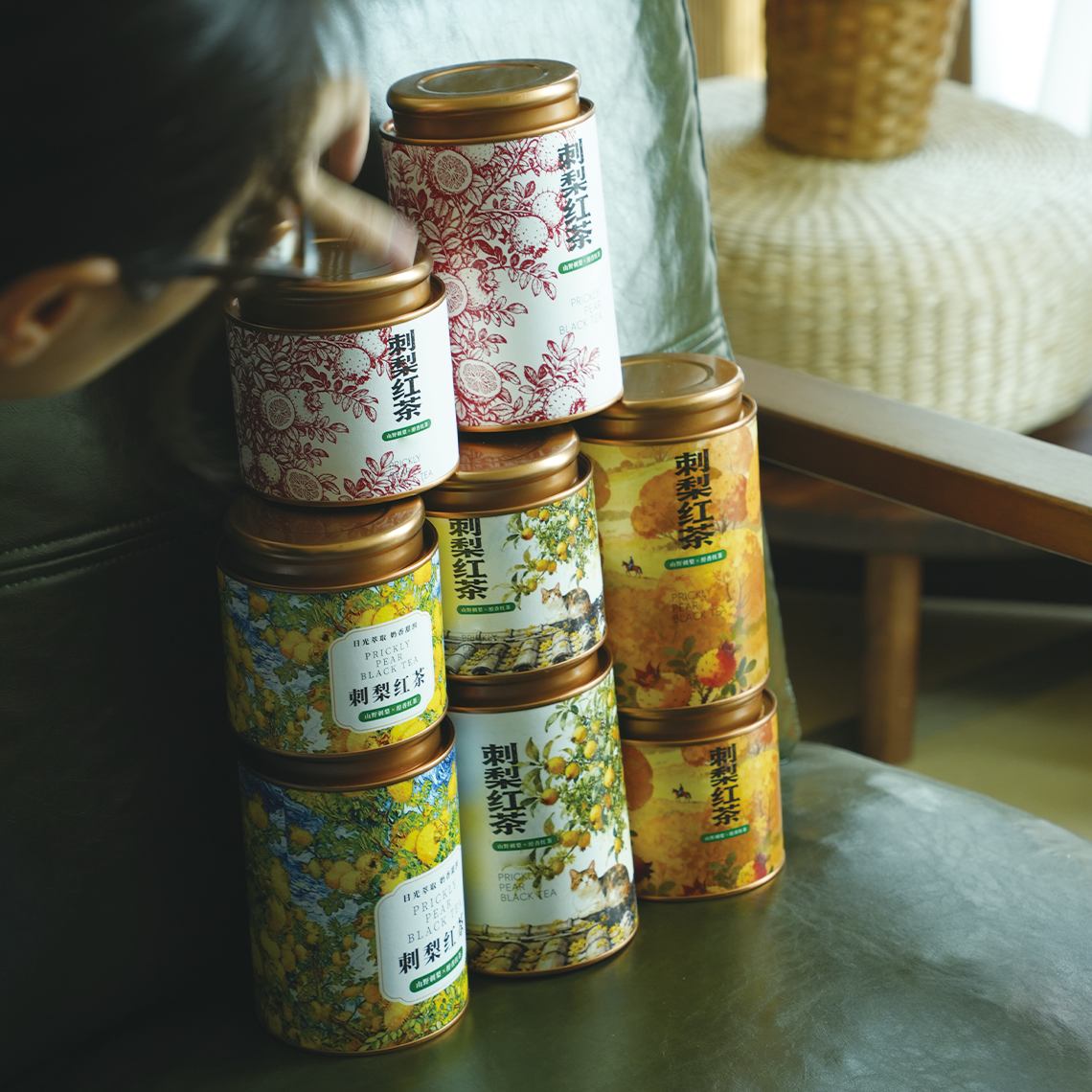 刺梨红茶通用罐铝箔马口铁可定制