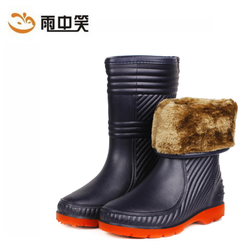 Chaussures - bottes caoutchouc homme pour hiver - semelle tendon - Ref 962313 Image 1