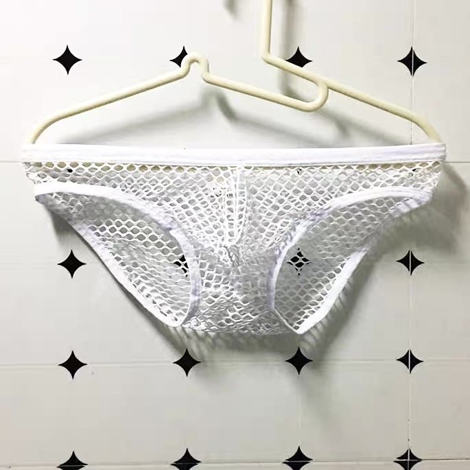 男士性感三角内裤全透明大网眼镂空透气时尚潮男低腰个性轻薄速干,女士内衣/男士内衣/家居服,男三角内裤,淘宝优惠券,粉丝福利购,淘宝优惠卷