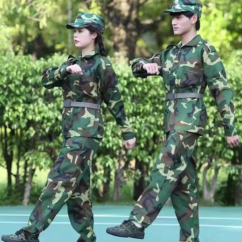 军训服装全套夏季薄款透气迷彩服