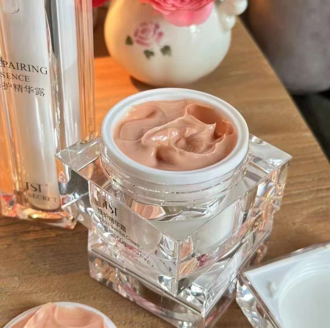 TST冻龄修护面霜50g庭秘密张庭红丝丝痘印