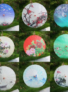 防雨油纸伞装饰吊顶舞蹈伞演出道具中国风传统古典桐油纸伞跳舞伞