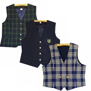 古着中古外套日本学生校服装班服秋冬女小西装外套 马甲 背心 2
