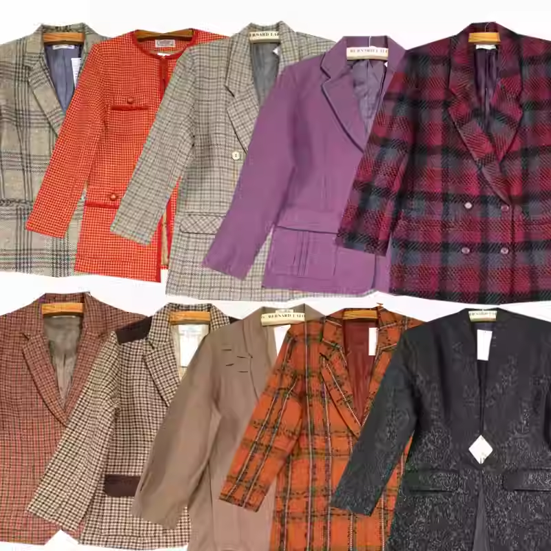 小香风外套小西服复古文艺西装女