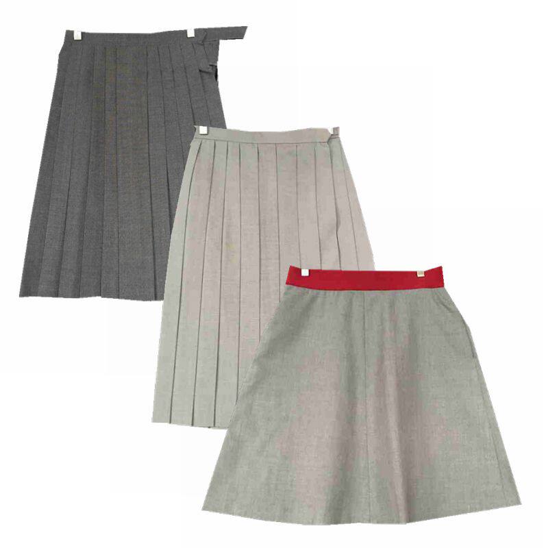 中古 古着日系学院风纯色黑色灰色百褶短裙软妹子JK制服半身裙2