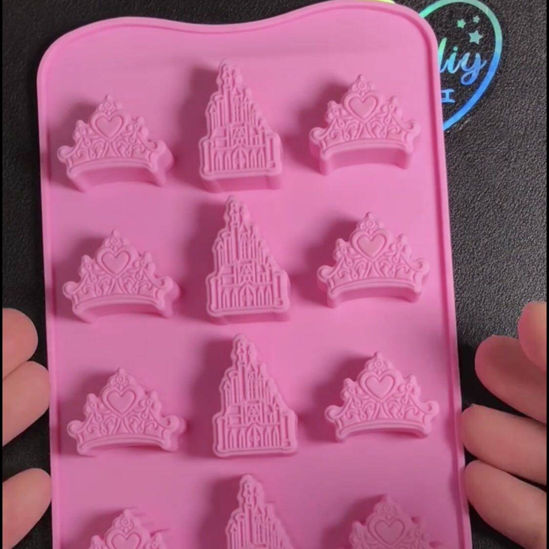 水晶滴胶diy 限量城堡皇冠模具翻模爱心座椅可爱模具冰块手工小铺