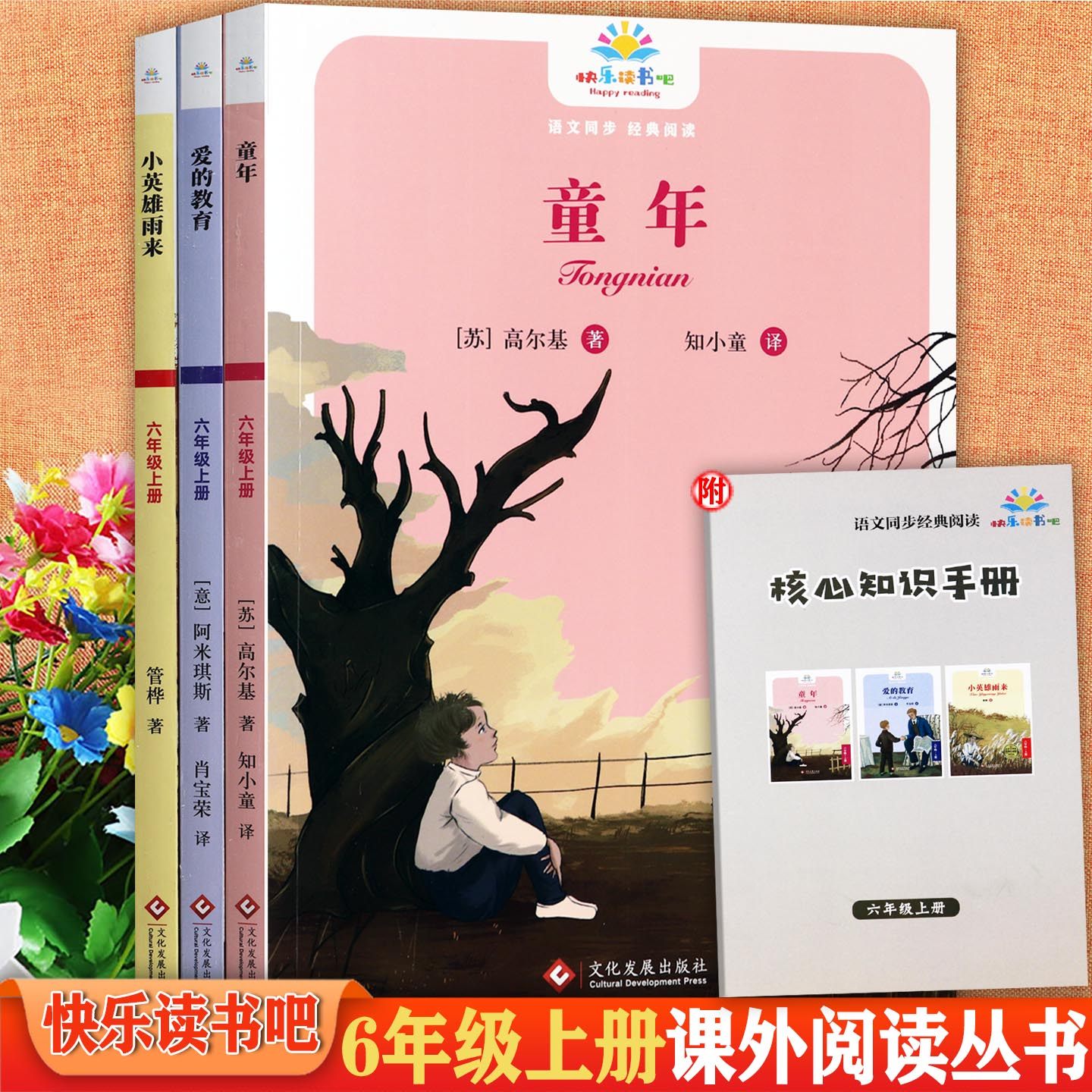 赠考点全套3册小学生快乐读书吧六年级上册经典必读童年爱的教育小英雄雨来人教版小学语文六年级上册课本里的经典绘本阅读,书籍/杂志/报纸,儿童文学,淘宝优惠券,粉丝福利购,淘宝优惠卷