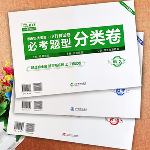 2022小升初试卷必考题型分类卷语文数学英语专项训练龙门一号卷小学基础知识大全同步小升初分类强化训练六年级小升初一本通专练