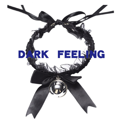 CHOKER蕾丝小铃铛配饰软妹项链