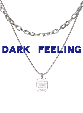 钛钢ins轻奢小众高档长款毛衣链