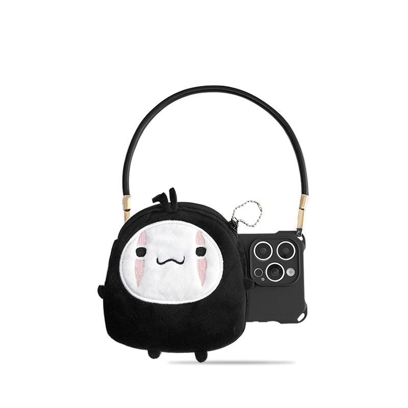 适用于苹果16手提无脸男手机壳