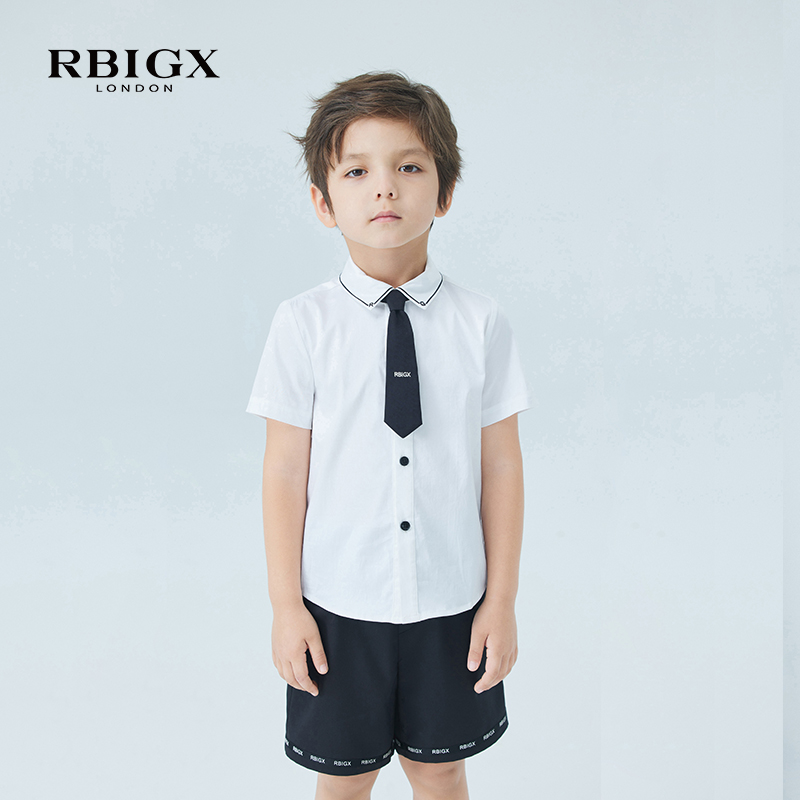 RBIGX瑞比克纯棉休闲儿童短袖T恤