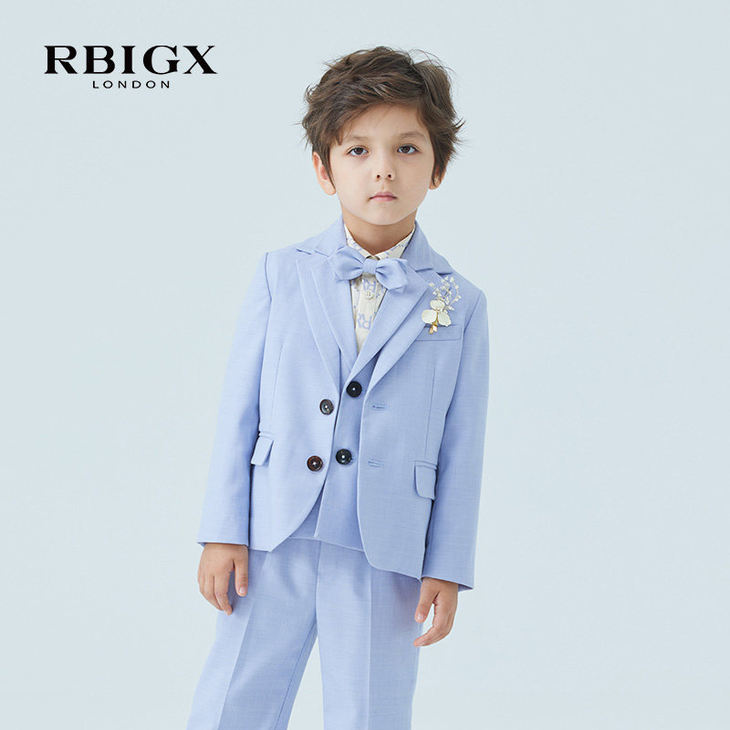 【清仓】RBIGX瑞比克童装春季新款英伦绅士风气质男童西装外套