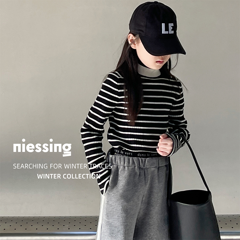 NIESSING/尼辛冬季条纹针织衫