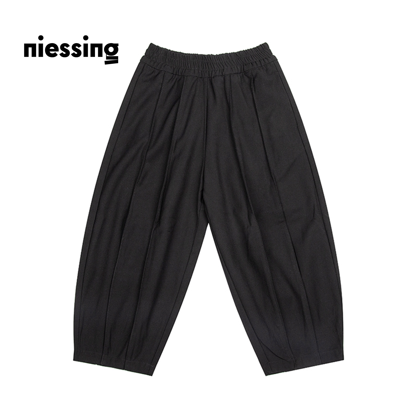 尼辛简约百搭款休闲裤阔腿裤